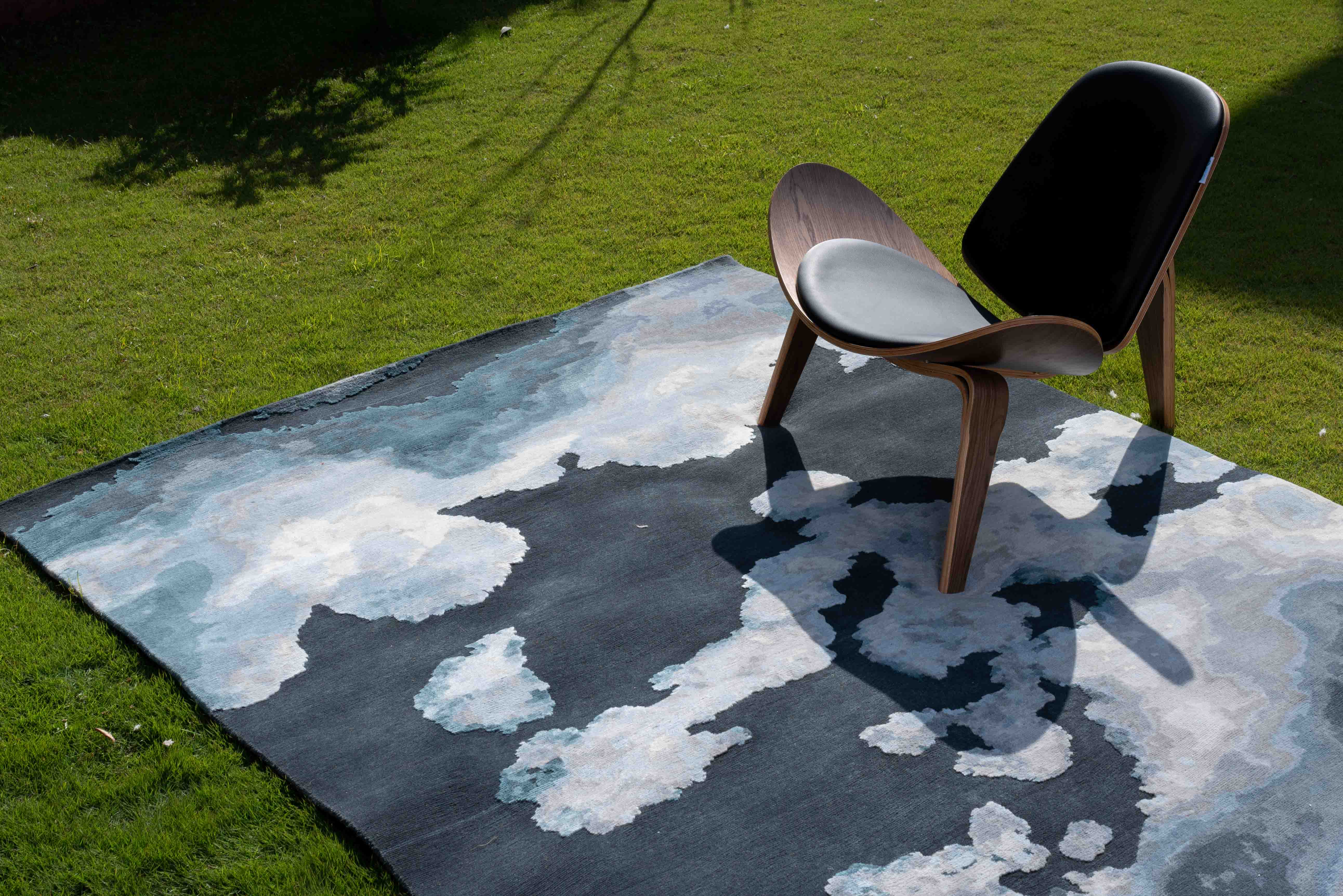 An NP Rugs rug in a living room